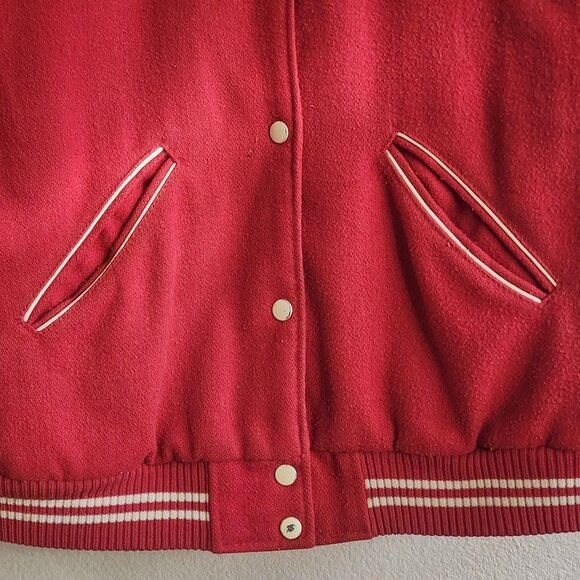 Vintage Forenza Jacket Mens Medium Old Friend University 58 Varsity 80s - Picture 2 of 16